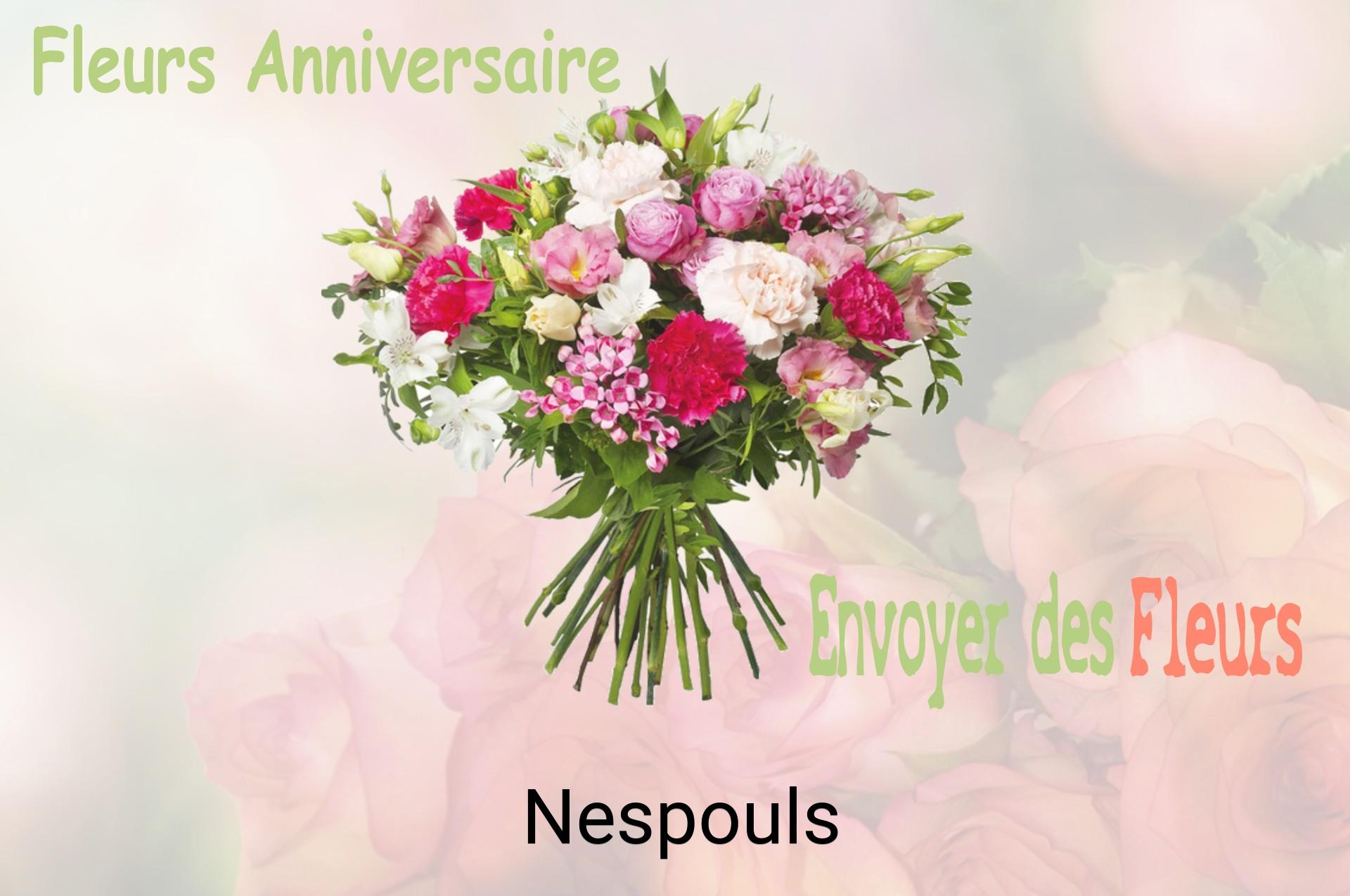 Bouquet de fleurs d’anniversaire livré à Nespouls